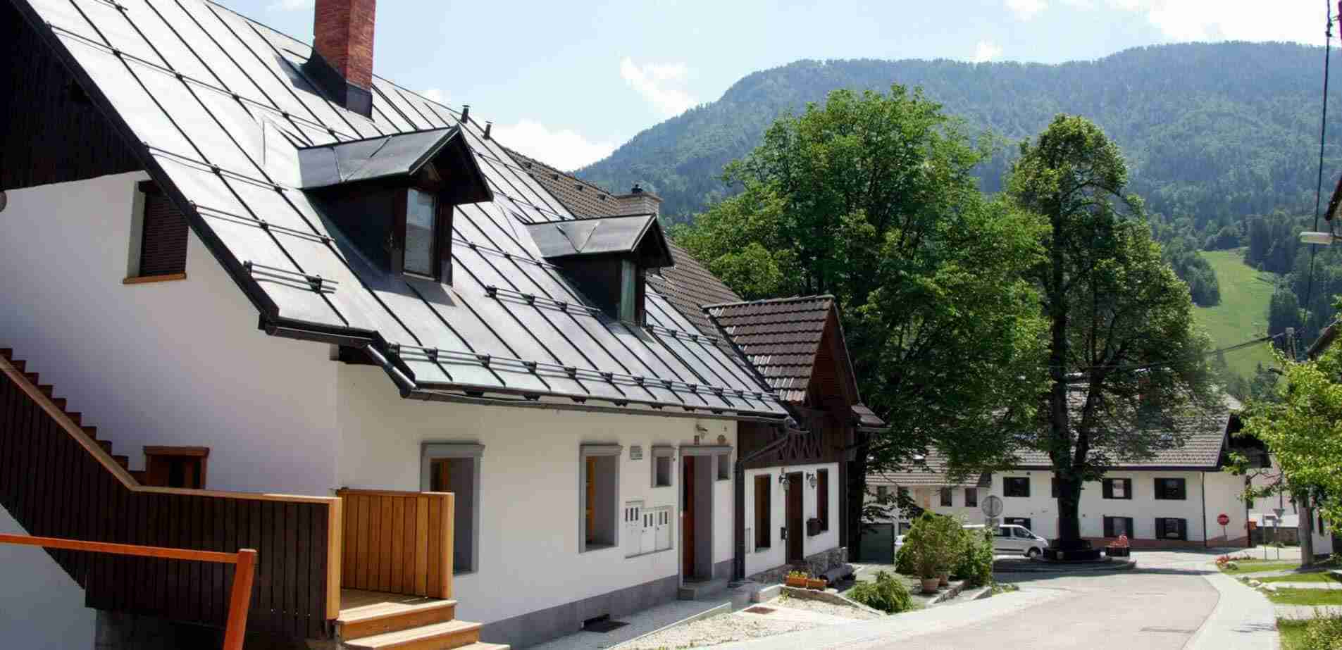 Jacobs Resort house Planica, entrance to the apartment 1 and 2